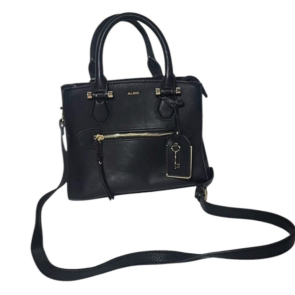 ALDO Black Solid Handheld Bag with Sling‎ Strap Crossbody - Picture 13 of 13
